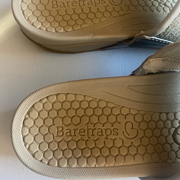 BareTraps Metallic Slide Sandals - Picture 2 of 3